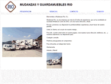 Tablet Screenshot of mudanzasrio.com
